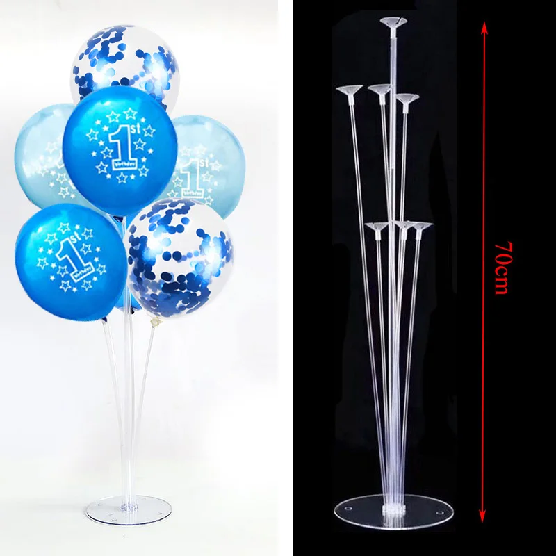 Ballons Avec Confettis En Latex Bleu Pour Garçon, Décorations Pour Premier  Anniversaire De 1 An, Fête Prénatale, Pour Enfants - Bannières, Banderoles  Et Confettis - AliExpress