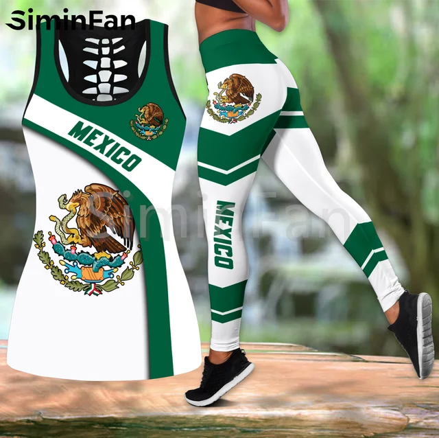 Mexican flag custom women's boyshorts underwear