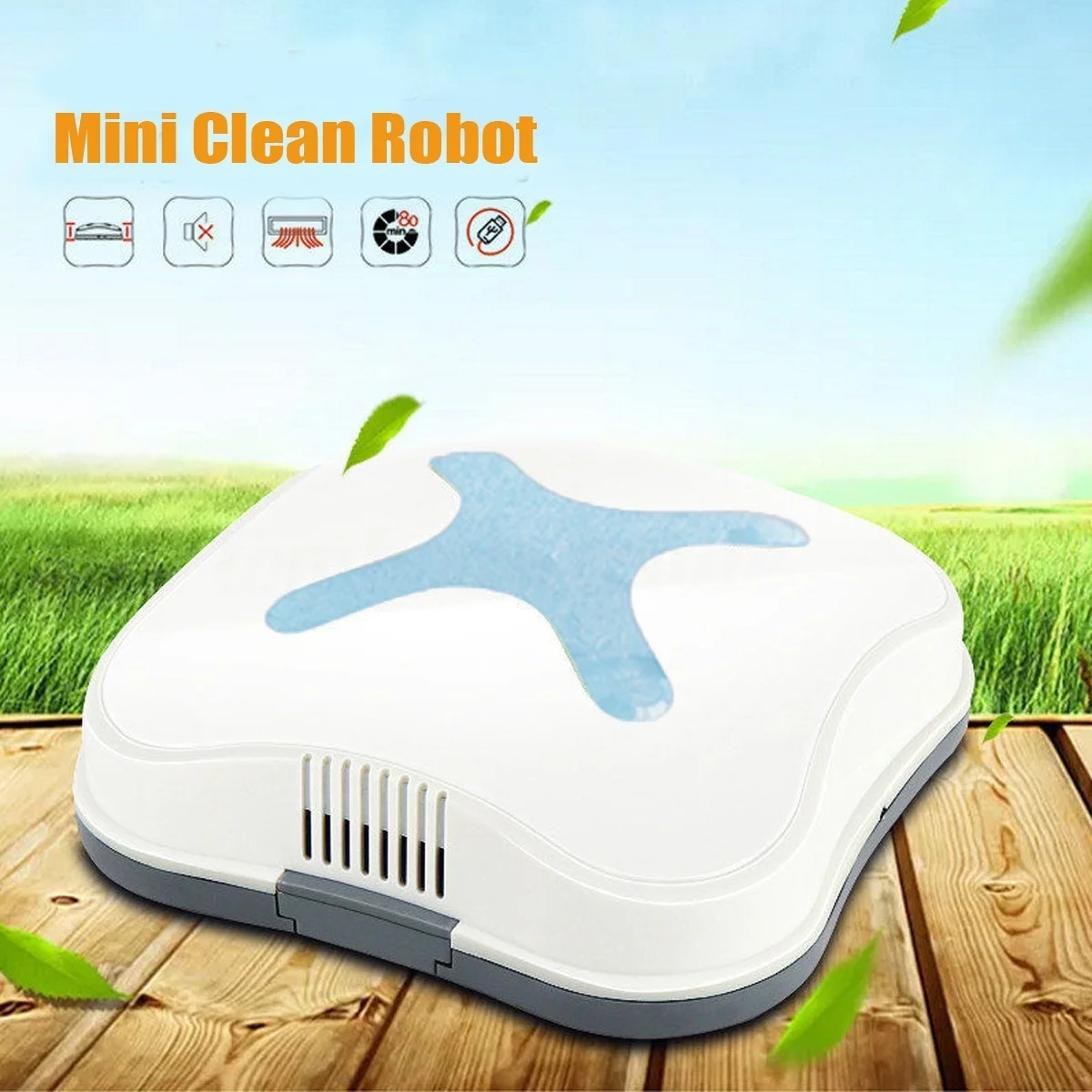 

Sweeping Robot Smart Vacuum Cleaner Floor Cleaning Robot 19.7x19.7x6.7cm Plastic 4 Color Housekeeping Wiping Machine Automatic
