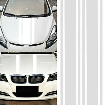 

Vinyl Car Sticker Cover Decals PVC Stripe Reflective Waterproof Decoration 70.9x3.1inch
