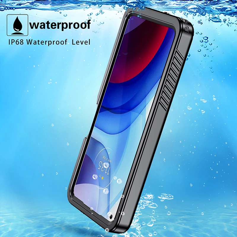 

Водонепроницаемый чехол для телефона Motorola G Powe 2021, противоударный водонепроницаемый чехол с полной защитой для Moto G Powe 2021