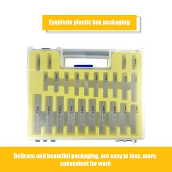 

150pc/Set Mini Micro Power Spiral Drill Bit Kit High Speed Steel Auger 0.4-3.2mm New Blow Molding Box