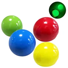 Boule collante colorée pour enfant, jouet amusant, anti Stress, lumineux, sensoriel