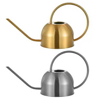 

Stainless Steel Watering Pot Gardening Potted Small Watering Can Indoor Succulent Long Watering Flower Kettle 1500ml