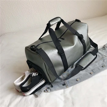 

Gym Bag Outdoor Sports Bags Big For Women Men Training Tas Shoes Lady Fitness Yoga Travel Luggage Shoulder Black Handbags