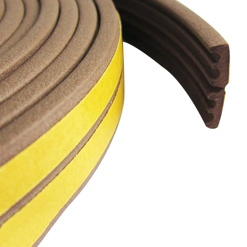 10M E Seal Strips B 5/10 м D Тип уплотнительная лента самоклеющиеся уплотнительные полосы пена Осадка Excluder самоклеющиеся окна двери уплотнительная полоса оборудование ToolHot - Color: 10M E Seal Strips B