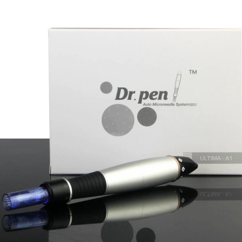 Koop Dr. pen Ultima A1 Elektrische Derma Pen Met 10 Pcs Microneedles Mesotherapie Auto Micro Naald Pen Microneedling Systeem Meso Machine