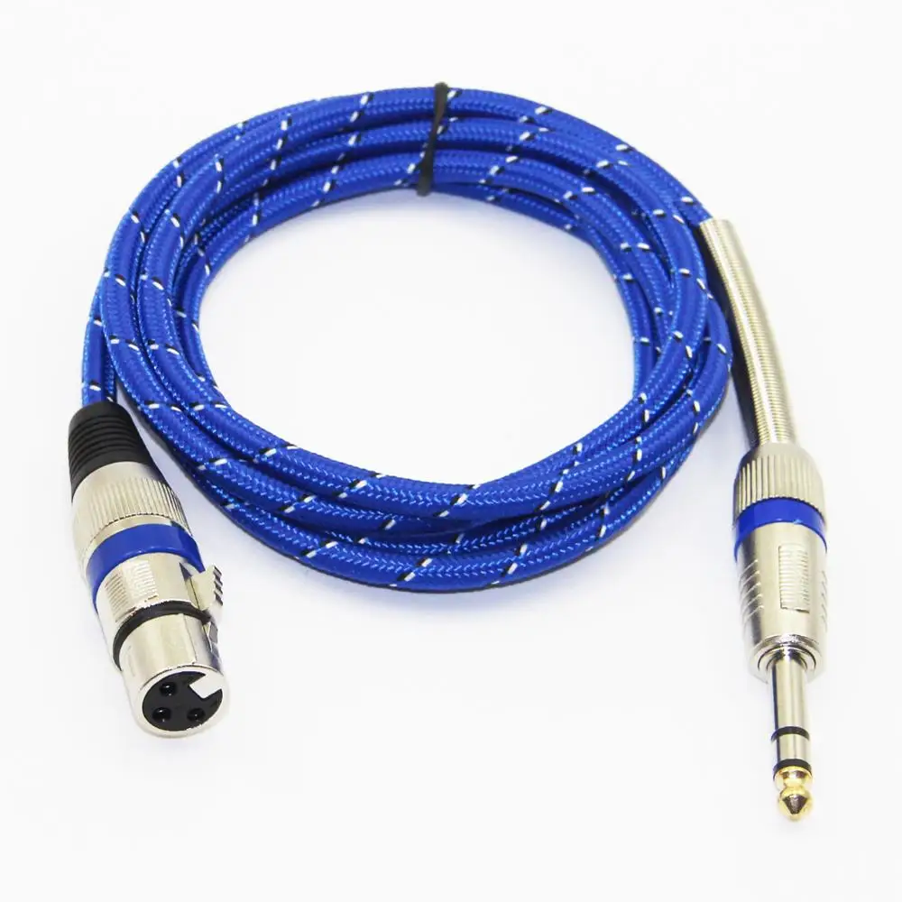Lballist к긯 극̵ 1/4  6.35mm ׷ -XLR  ũ ̺ , 극̵ 