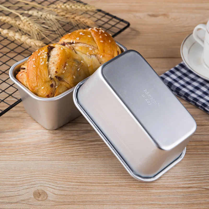 Aluminum Alloy Loaf Pan Rectangle Toast Bread Mold Non-Stick