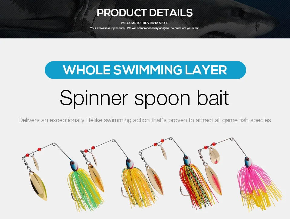 spinners spoon bait10