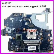 LA-7912P HM77 для acer aspire E1-571G V3-571G V3-571 материнская плата NBC1F11001 поддержка i3 i5 i7 Процессор DDR3 тестирование