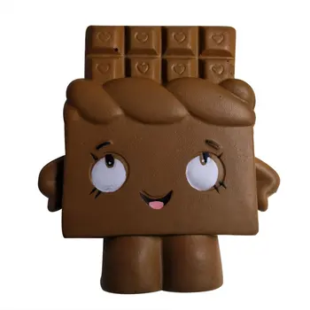 

Simulated Chocolate Man PU Doll Slow Rebound Decompression Toy Foam Relaxed Toy Decoration Soft Toy Cake Sample Model