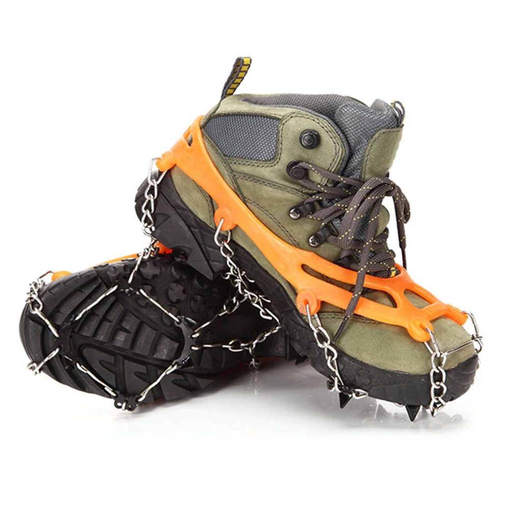 

Gaiters Crampons Set Waterproof Snow Leg Guard Skidproof Stainless Crampon with Eight Spikes for Snow Ice Activities