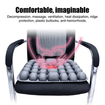 

Home Office All Seasons Inflatable Breathable Wheelchair Pad Comfort Air Seat Cushion Portable Car Water Filling Pregnant Woman