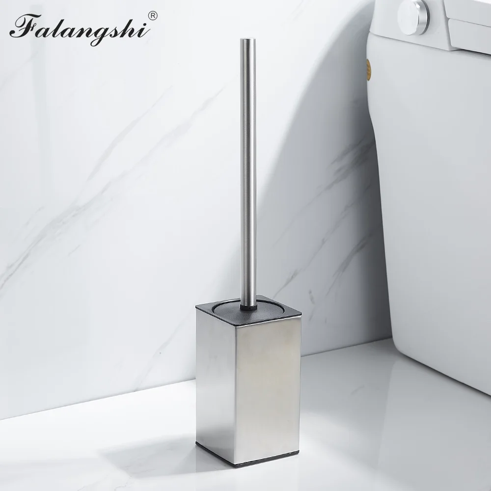 Bathroom Toilet Brush Holder Set Black Square Clean Tool Durable Vertical Toilet Brush Bathroom Cleaning Accessories WB8703 bathroom accessories toilet brush set toilet brush holder