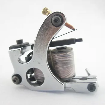 

One Custom Pro Top Carbon Steel 10 Wrap Coils Tattoo Machine Gun For Kit Power Set Tattoo Tools Supply HTM96