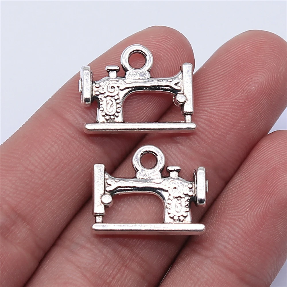 10 шт. 19x15mm Подвески швейная машина для изготовления ювелирных изделий ручной
