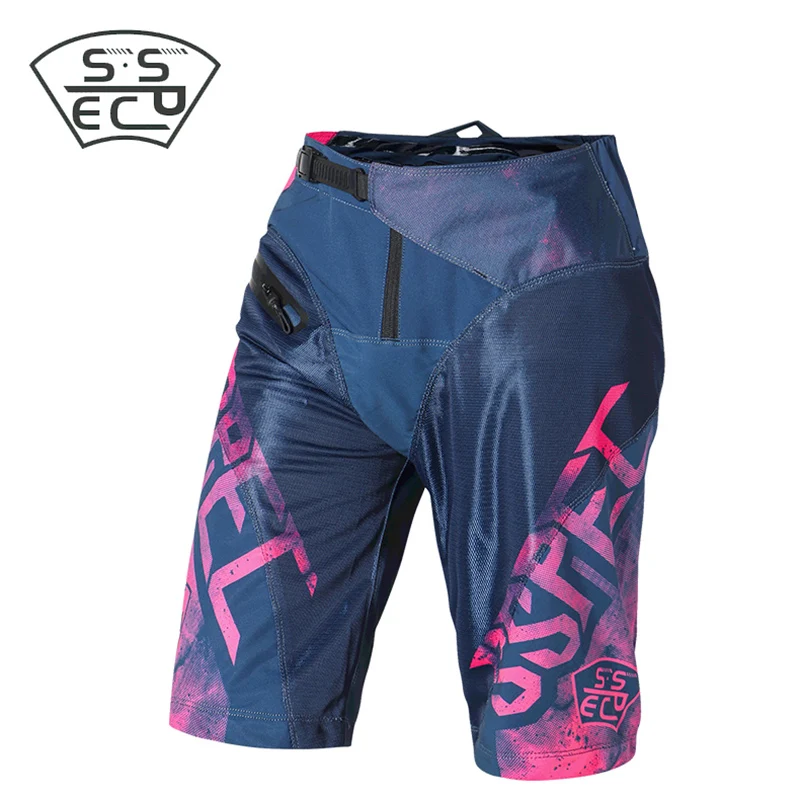 SSPEC MTB шорты DH Enduro MX для мотокросса, внедорожных гонок, мотоцикла, шорты, летние дышащие спортивные штаны - Цвет: PURPLE