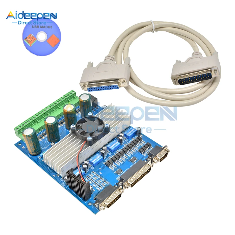 TB6560 DC 12 36V 3A 4 осевой Драйвер шагового двигателя плата контроллера CNC двигатель