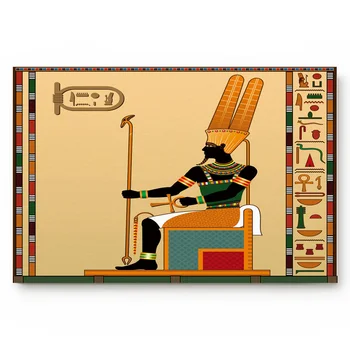 

Anti-Slip Bathroom Kitchen Mat Ancient Egypt Egyptian Retro Doormat Living Room Door Mats Outdoor/indoor Home Decoration