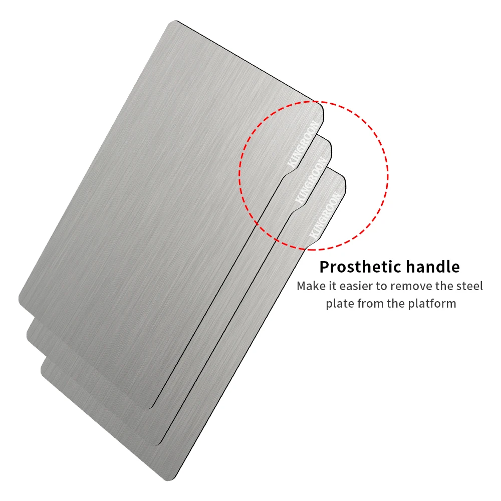 

Kee Pang Spring Steel Sheet Plate Flexible Magnetic Sticker for UV LCD Resin 3D Printer SLA For DLP/SLA ANYCUBIC Mono X CREALITY