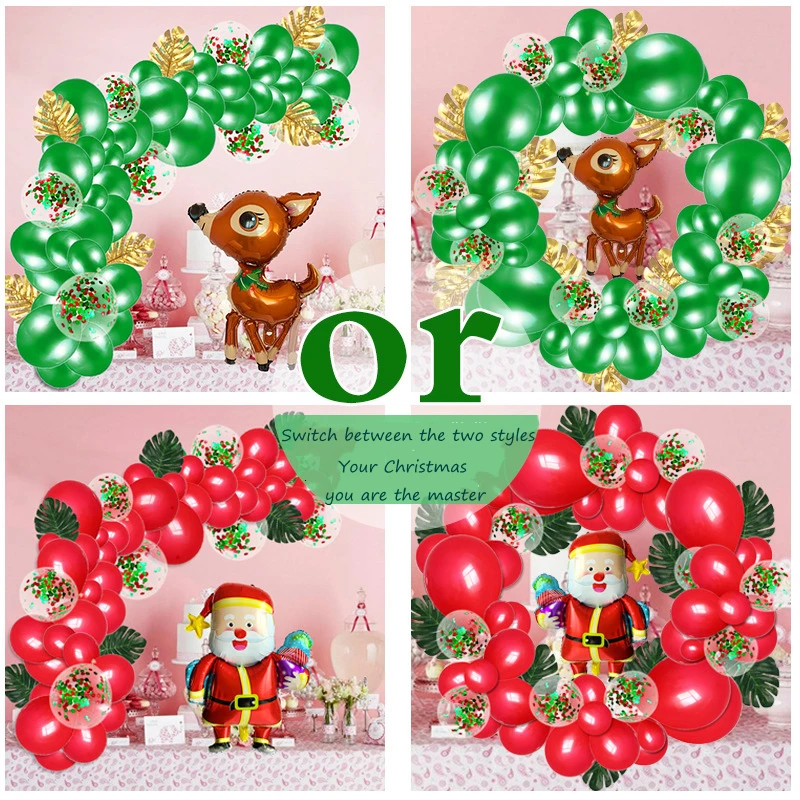 Рождественские шары для детской комнаты, украшение в виде рождественского венка Рождественские украшения для дома