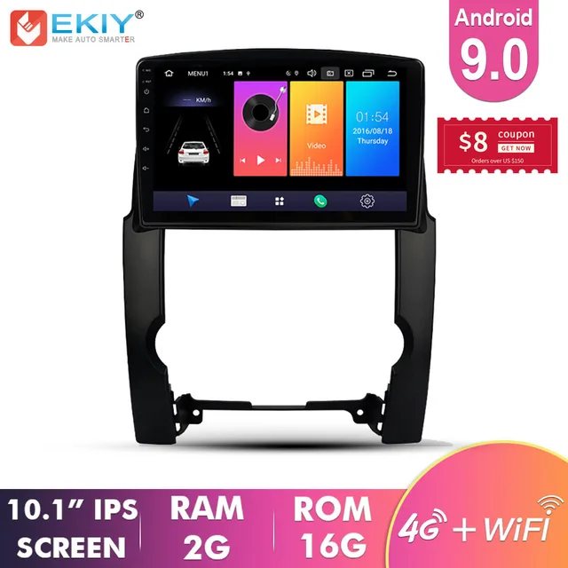 $US $143.44  EKIY 10.1'' IPS Android 9.0 Car Multimedia Auto Radio For KIA Sorento 2 XM Sedan 2009 2010 2011 201