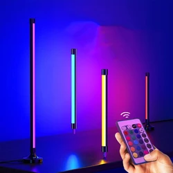 Lampe LED RGB Portable, bâton lumineux coloré pour Selfie, éclairage d'ambiance pour photographie de bureau 