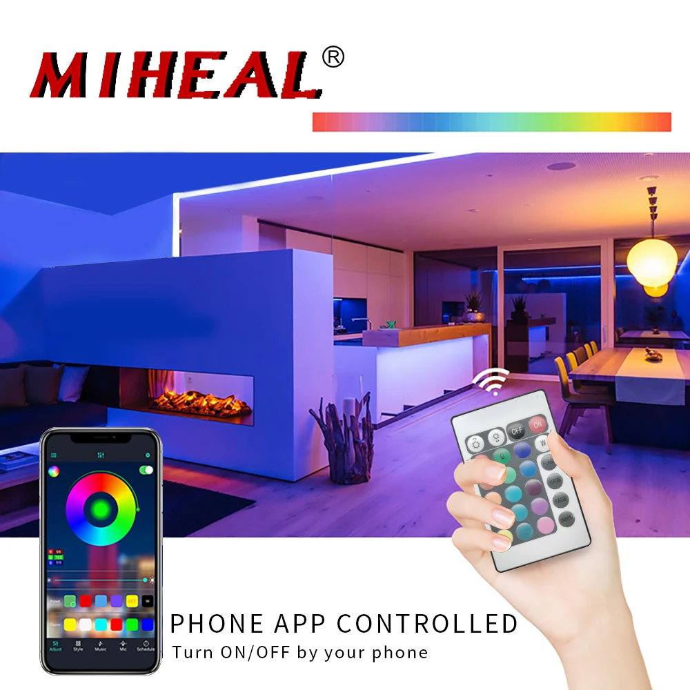 Светодиодная RGB светильник та SMD 5050 с Wi Fi 12 В постоянного тока 5/10/20 м|Светодиодные