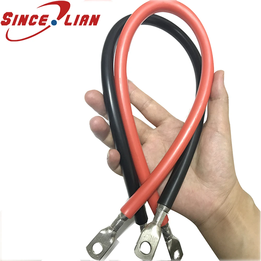 Car Inverter Wire Car Battery Extension Cable 4AWG Power Cord Connection Cable High Power Wire Sili
