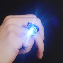 Schädel Ring Zaubertricks Flash Vibrieren Ring Verschwinden Objekte Vorhersage Magia Close Up Street Illusionen Gimmicks Mentalismus Requisiten