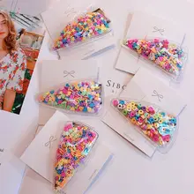 ПВХ маленькая звезда конфеты Полимерная глина Южная Корея Dongdaemun треугольник BB зажим аксессуары для волос аксессуары для головы девочек Wechat