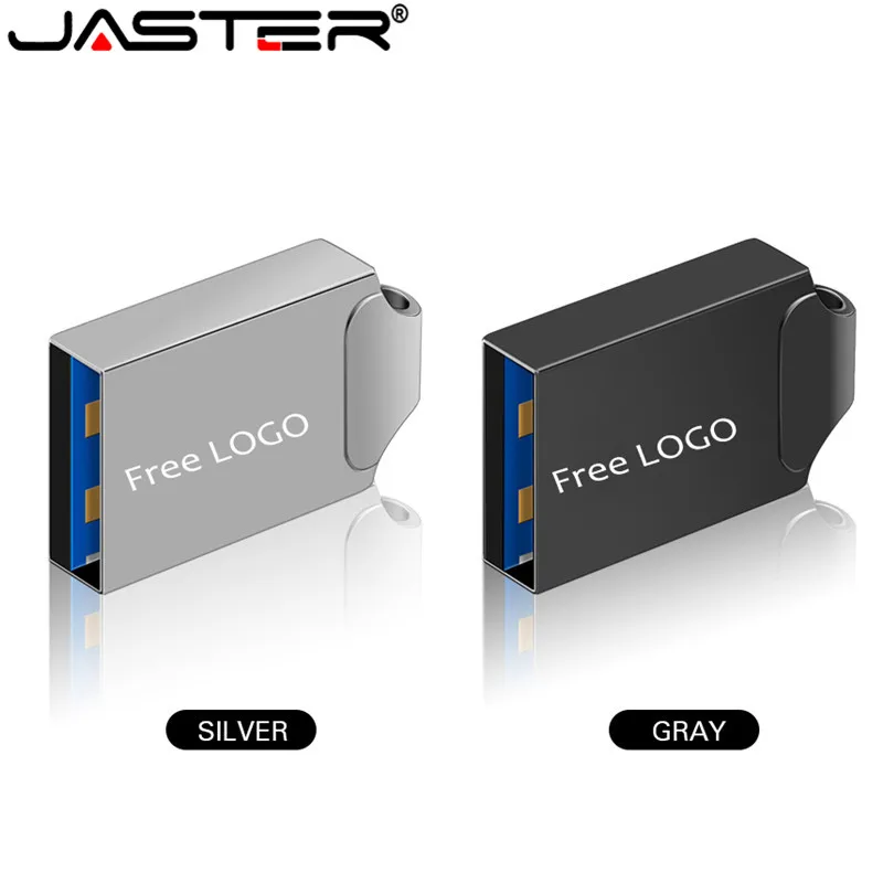 JASTER(5 бесплатных логотипов) супер мини USB металлический 64 Гб Флешка USB флеш-накопитель 32 ГБ 16 ГБ 8 ГБ водонепроницаемый флеш-накопитель флэш-диск