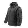 Tactical fleece jacket  Uniform Soft Shell Casual Hooded Jacket Men Thermal Army Clothing 3