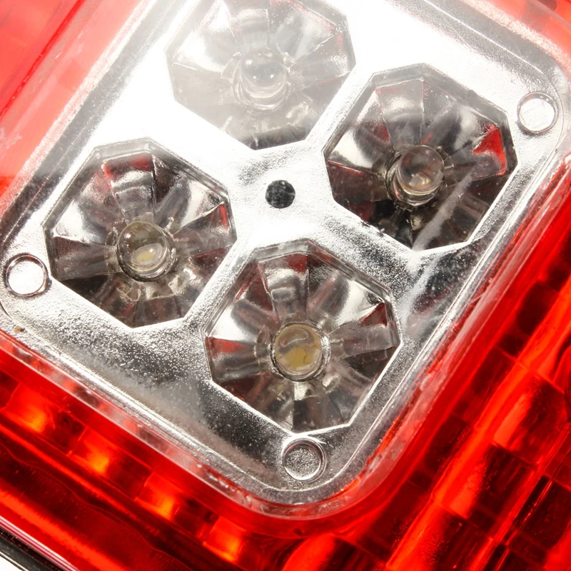 2x12 V 19 светодиодный Грузовик Лодка прицеп задние фонари светильник хвост светильник тормозной светильник 29*8*3