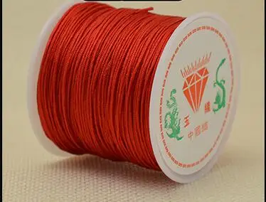 1Roll 0.8 1 1.5 mm Nylon Cord Thread Chinese Knot Macrame Cord Bracelet Braided String DIY Tassels Beading String Thread Jewelry 