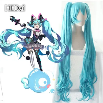 

2019 Hatsune Miku Cosplay Wig Miku Circus Girl Long Hair Anime Cos Wigs