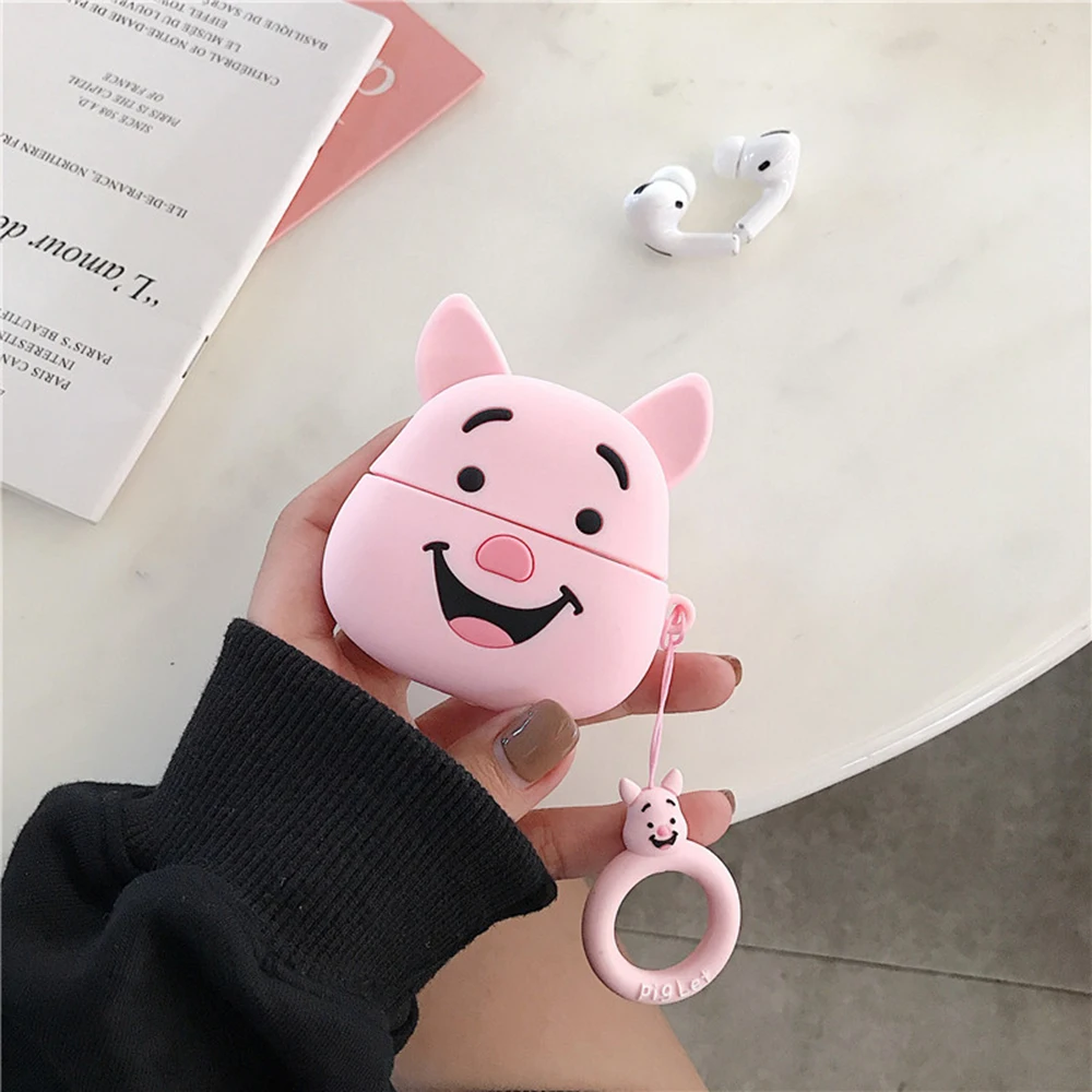 For Pods Pro GJ6062 Беспроводная коробка для наушников для Airpods Pro 3 чехол для гарнитуры для Apple Airpods Pro Чехол с мультяшным поросенком Микки Mr. Q защитный чехол - Цвет: For Pods Pro GJ6062