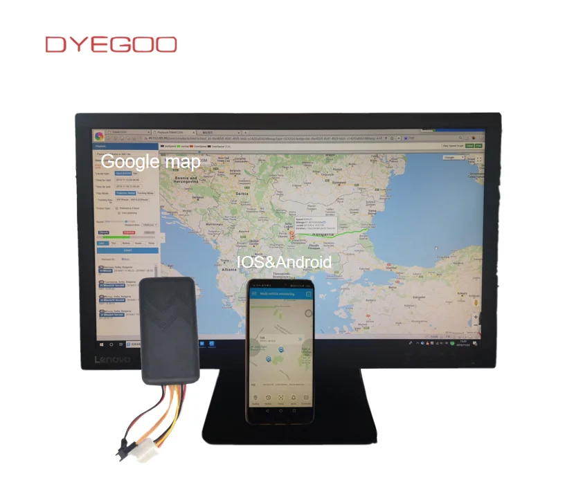 Gps трекер автомобильный GT06 настоящий мотоцикл автобус Автомобильная