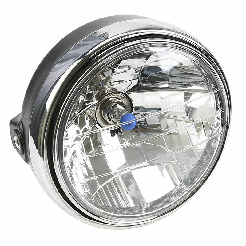 Круглый H4 светодиодный головной фонарь DC 12V фара мотоцикла