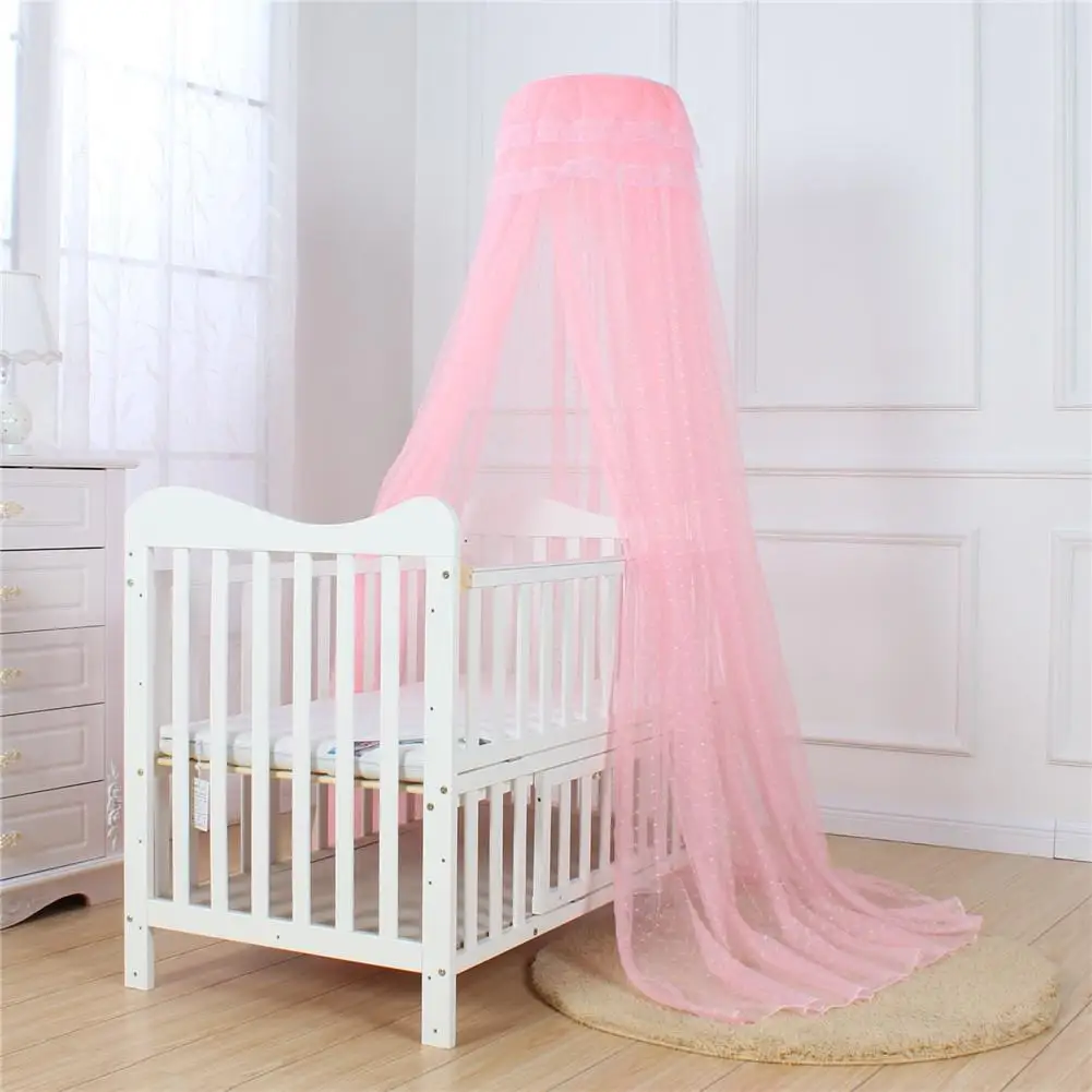 

Kidlove Baby Summer Universial Crib Mosquito Net for Infants Portable Cot Folding Canopy Netting Protector without Bracket