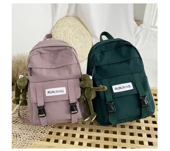 

Kmuysl new backpack school style rucksack student bag student bag with doll pendant backpack designed for teenagers