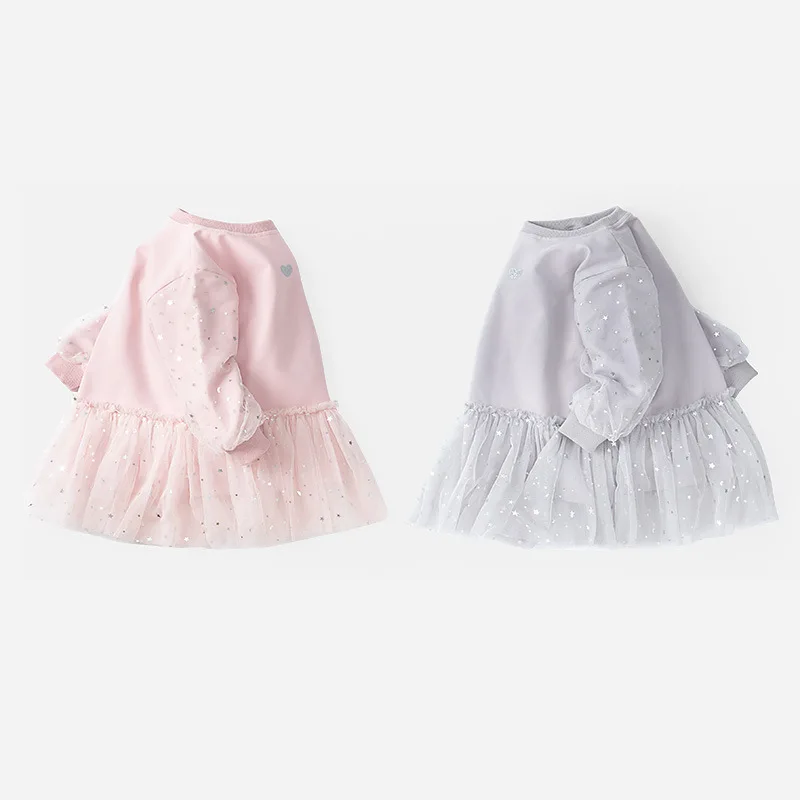 Платье в стиле пэчворк в Корейском стиле для девочек, модные весенние детские платья для девочек 2-7 лет