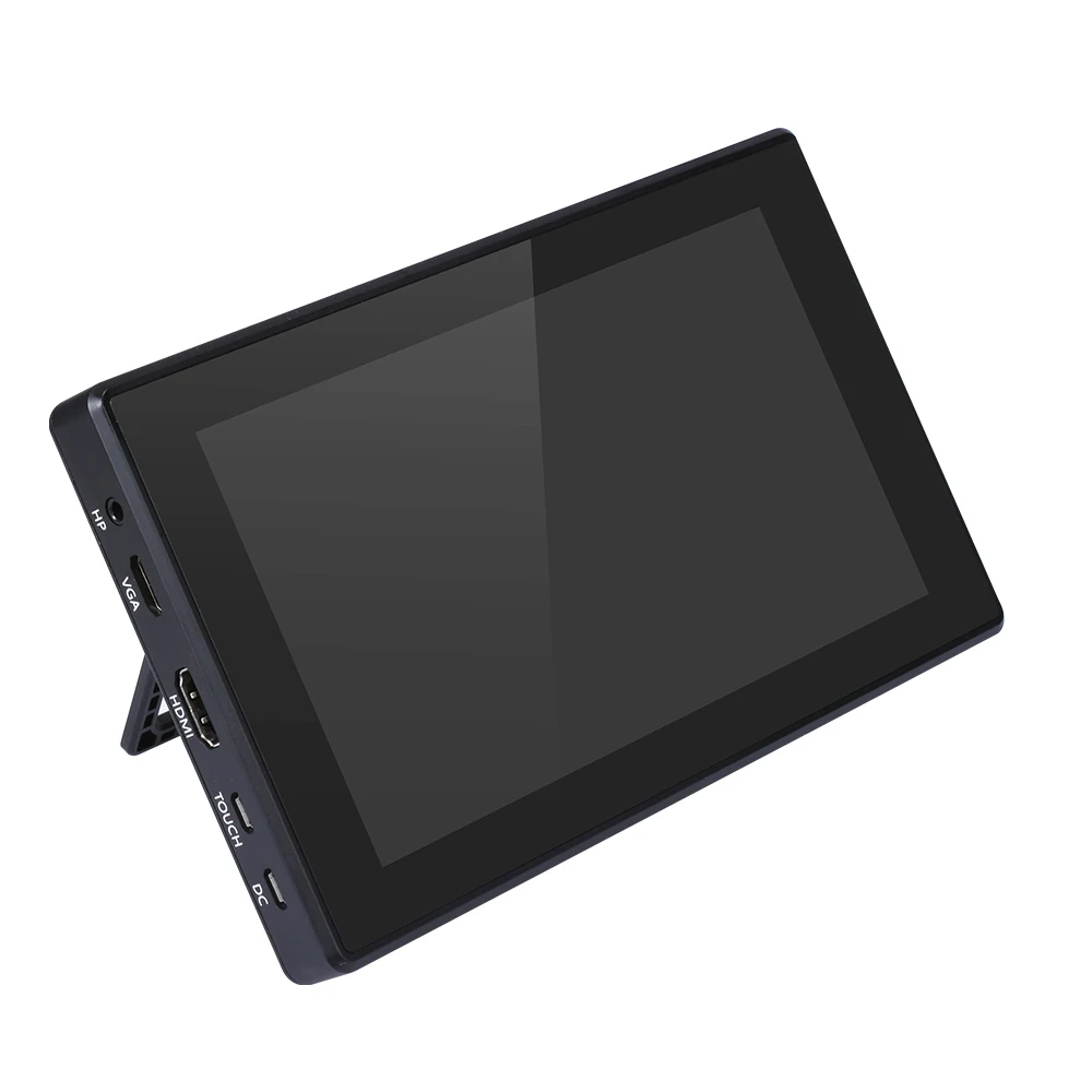 7 дюймовый сенсорный ЖК экран Raspberry Pi 4 Model B 1024x600 из закаленного стекла IPS HDMI VGA