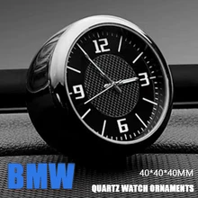 Автомобильные часы Ремонт интерьера светящиеся электронные кварцевые часы, украшения для BMW Cas аксессуары
