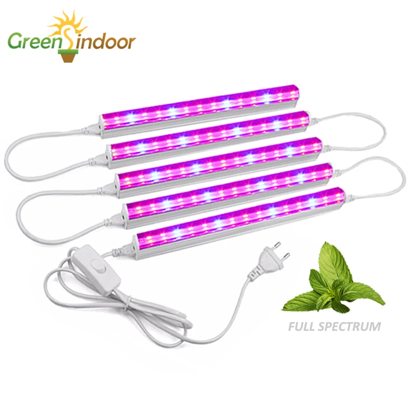 

Daisy Chain Function Phyto Lamp Full Spectrum Led Grow Light Greenhouse Phytolamp For Plants Indoor Flower Lamp Tent Light Bar