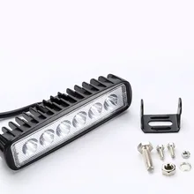 Hot Selling Small Strip 18w Work Light Automotive LED Strip Lights Inspection Lamp Engineering Auxiliary Thin Daytime Running Sp