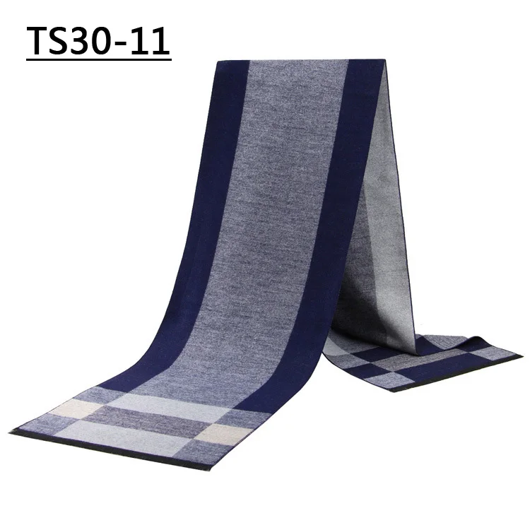 NEW TS30-11 YISHLINE, роскошный бренд, мужской кашемировый шарф, толстые, зимние, вискозные шарфы, плед, осень, теплый, длинный шейный платок, мужской шарф, шарф, мужской - Цвет: NEW TS30-11