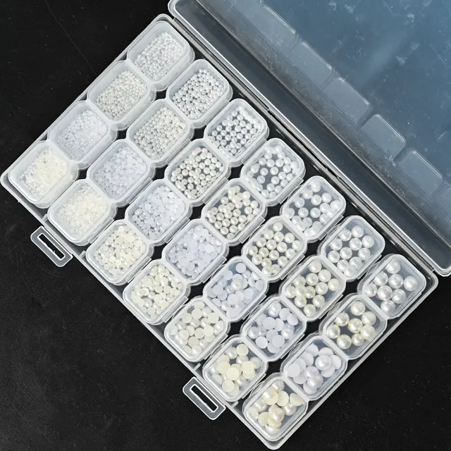 1BOX Jewelry Germ Nail Charms Luxury Kawaii Kit Crystal,Acrylic Flower,Rhinestones,Resin,Butterfly,Bear 3D Nails Decorations @MF ZCF038-09