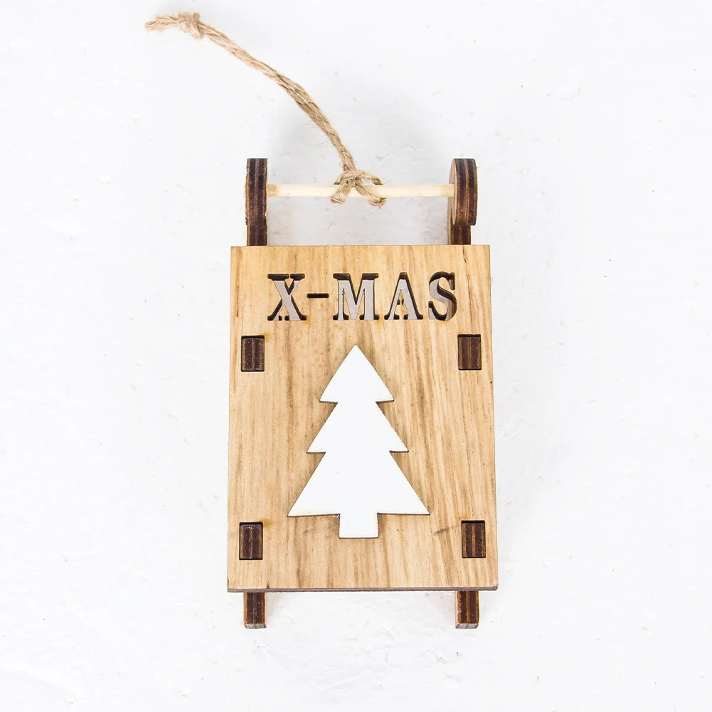 Christmas tree Висячая подвеска милые сани орнамент новогодняя елка дерево висячие украшения - Цвет: Christmas tree